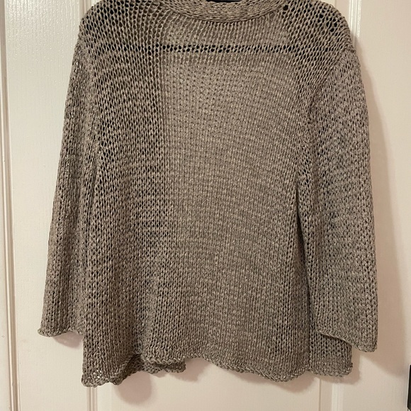 Eileen Fisher Women’s Long Sleeve Open Duster Cardigan Sweater Size one size - Picture 6 of 8